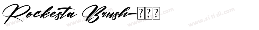 Rockesta Brush字体转换